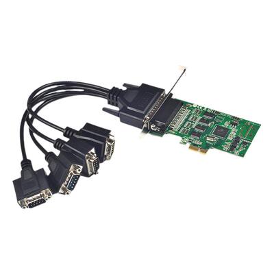 西霸PCI-E串口卡pcie转com4串口rs232扩展卡静电保护FG-EMT04S-CM