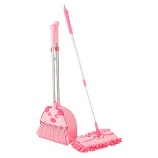 儿童扫把簸箕套装宝宝专用扫帚家用拖把小孩幼儿园小学生扫地笤帚
