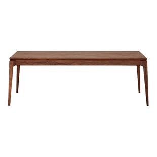 愫木工房北欧实木茶几客厅长方形家用实木茶桌现代简约黑胡桃木