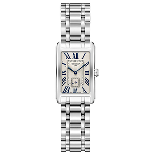 【情人节礼物】Longines浪琴官方黛绰维纳系列女士石英表手表方表