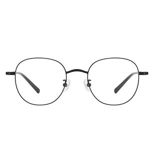 明月逸夫近视眼镜男圆框超轻光学眼镜框镜架女眼睛架成品YF8242