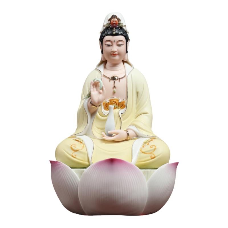 【感恩结缘优惠】《莲台观音菩萨像》释迦牟尼如来供奉家用佛像