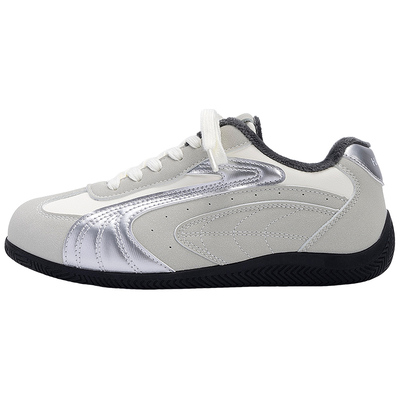 环球加绒二棉鞋女款2025新款冬季保暖内增高德训鞋百搭运动休闲鞋