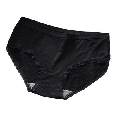 冰丝提花冰丝无痕内裤