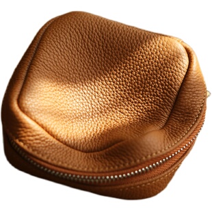 sainkho山叩牛皮口红包真皮化妆包迷你小零钱包夏季小方包链条包