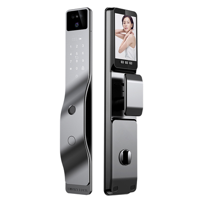 因硕V12 AIR MAX智能门锁全自动掌纹人脸指纹锁家用入户门密码锁