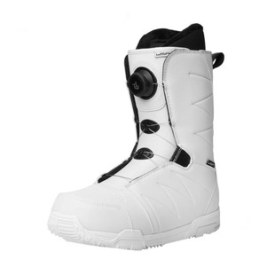 WS钢丝扣情侣款快穿快脱单板滑雪鞋男女黑色白色装备滑雪靴子防水