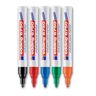 不掉色记号笔edding防酒精耐油污