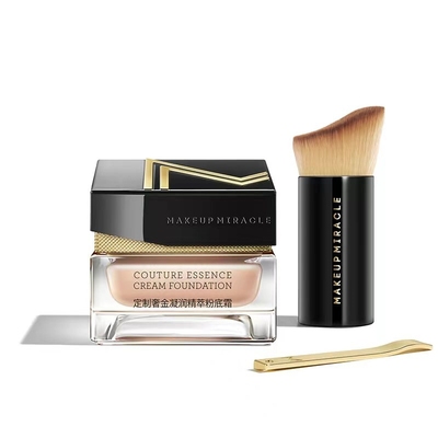 屈臣氏MAKEUPMIRACLE谜瑞可定制奢金凝润精萃粉底霜30g防水粉底液