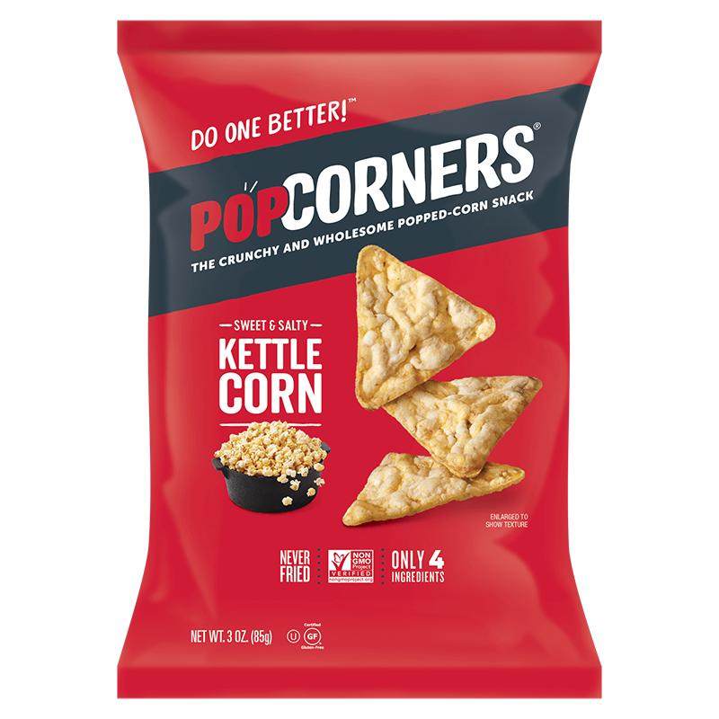 进口玉米片POPCORNERS原味甜辣海盐零食薯片小吃空气脆脆爆米花