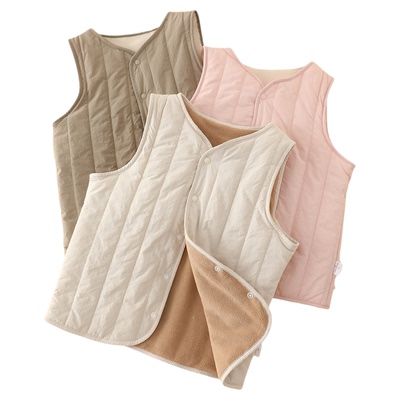 嘟比小马超细羊羔绒保暖马甲