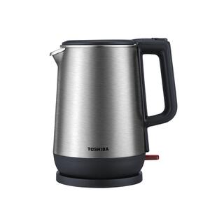 东芝电热水壶316L不锈钢家用煮水烧水壶全自动双钢防烫一体开水壶