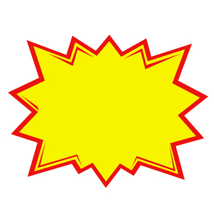 大号爆炸贴200张POP广告纸超市价格牌活动促销特价标签空白标价牌