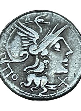 古罗马饰品复刻币硬币项链双子座