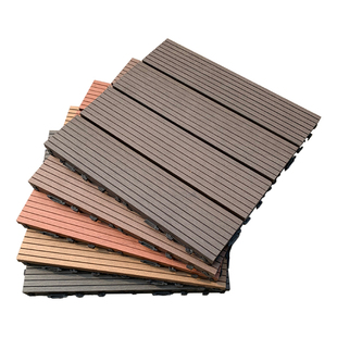 塑木地板户外防腐木露台花园设计庭院院子室外阳台防水霉自己安装