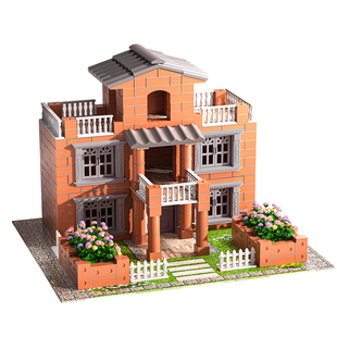 diy小屋真砖迷你泥瓦匠儿童小小建筑师盖房子砌墙玩具积木拼装男