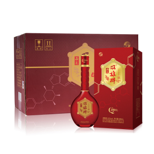 石花双雄醉Q200亿42度兼香酒礼盒装500ml*6瓶家宴喜宴用酒