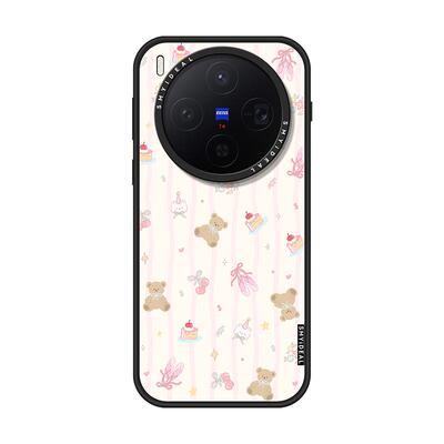 SMYIDEAL思茉伊适用vivox300手机壳x300pro磁吸新款200promimi玩偶小熊ultra不会撞壳oppofindx9少女风findx8