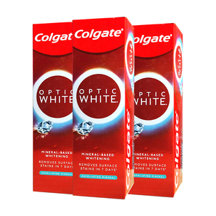 高露洁光感白闪亮美亮白牙膏100g光感白劲白闪钻清新口气护龈男女