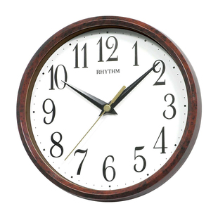正品日本丽声RHYTHM挂钟座钟两用卧室书房客厅静音日式简约CMG890