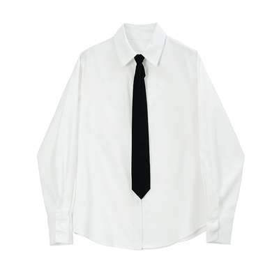 无性别慵懒oversize廓形显瘦衬衫