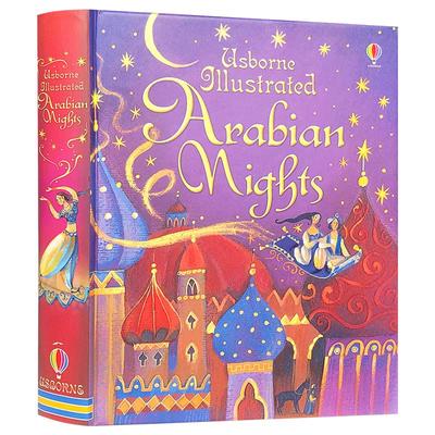 一千零一夜【9个故事合集】Usborne Illustrated Arabian Nights 天方夜谭 英文原版精装大开经典童话绘本故事书 全彩插图英语读物