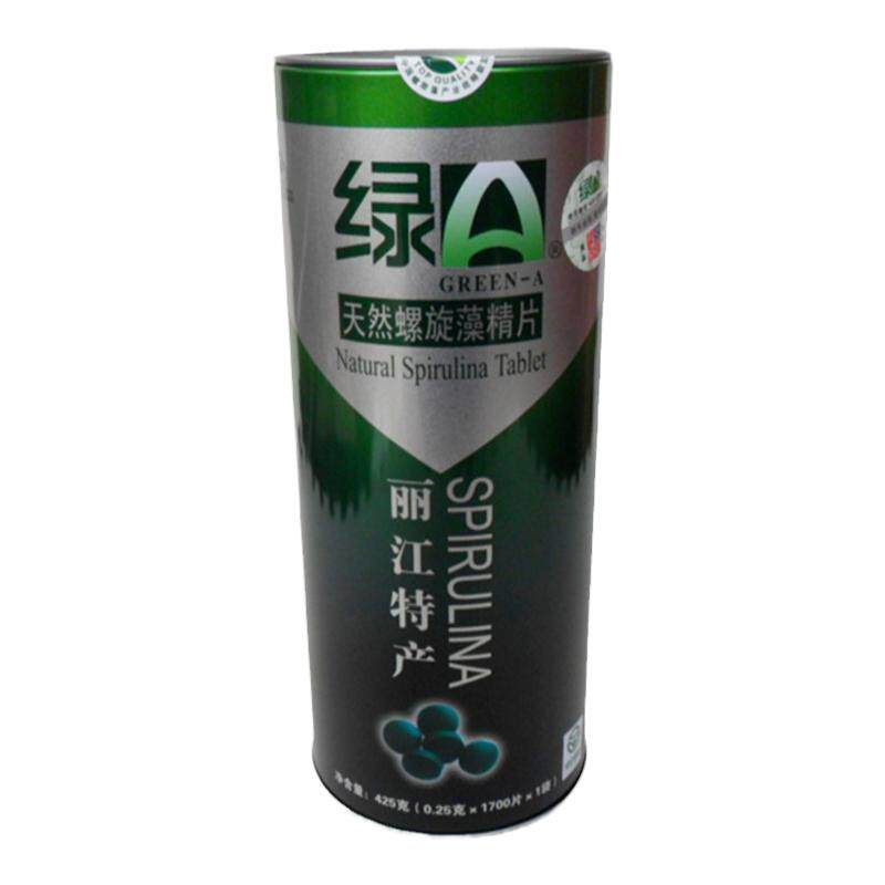 云南绿A螺旋藻片300克600粒桶装