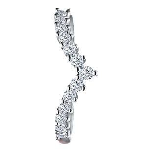 新年礼物【叠搭首选】DR HEART自由之翼 结婚对戒情侣女戒QW0054