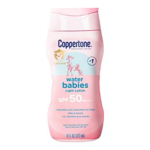 Coppertone水宝宝防晒霜乳儿童专用确美同户外全身官方旗舰店正品