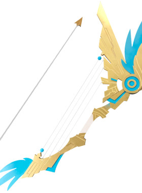 原神温迪cosplay道具武器琴弓