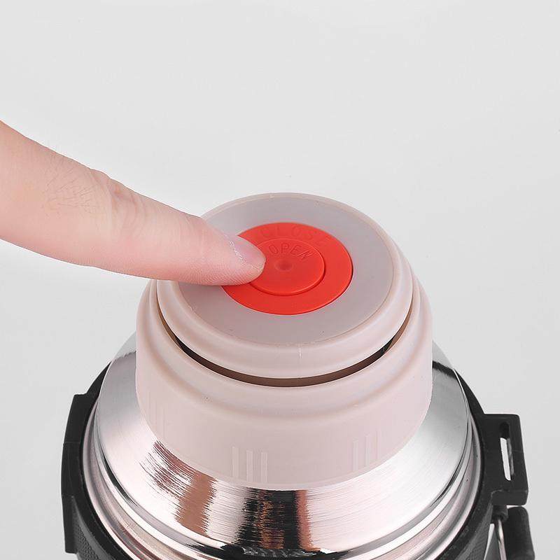 大号容量时尚保温壶2000ml不锈钢真空旅行保温杯男女士车载家用壶