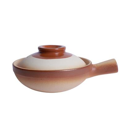 陶瓷单把锅煲仔饭专用砂锅窑变釉