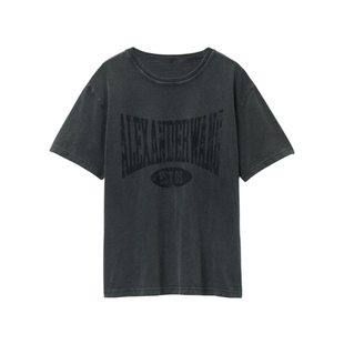 【春夏新品】Alexander Wang亚历山大王 女士印花T恤 迷衣时尚