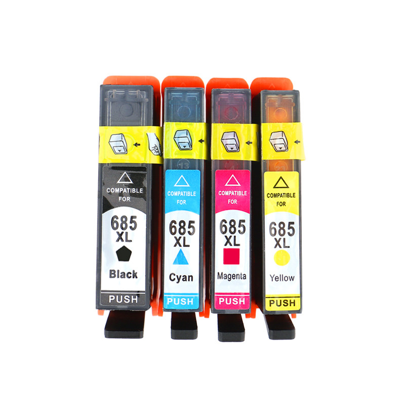 彩格适用惠普HP3525墨盒HP685 HP4615 HP4625黑色彩色HP DeskJet 4615 4625 5525 6525打印机墨盒XL