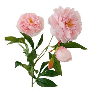 芍药牡丹仿真花摆设插花花瓶客厅干花装饰摆件中式餐桌花艺假花束