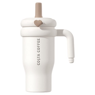 COSTA巨无霸保温杯大容量水杯316L马年高颜值女吸管杯保冷冰霸杯