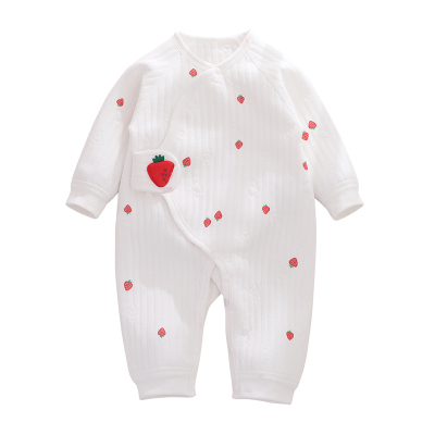 纯棉衣服小三月蝴蝶衣新生冬季