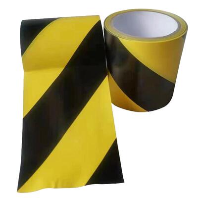 PVC黄黑警示胶带5S地面定位胶带