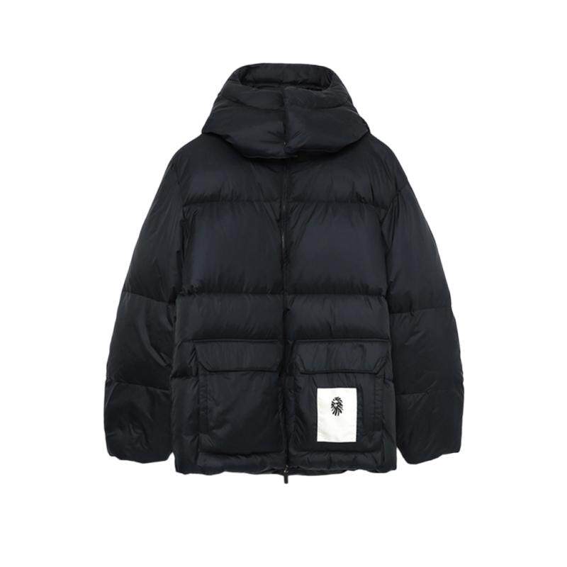 刺绣贴布连帽羽绒服BAPE