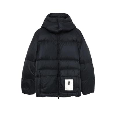 刺绣贴布连帽羽绒服BAPE