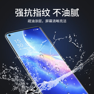 适用opporeno5po手机膜reno5or5g十钢化水凝膜oprpo5k原装opopreno55gr软oppo曲屏oppp0pp0oppreno5opporone