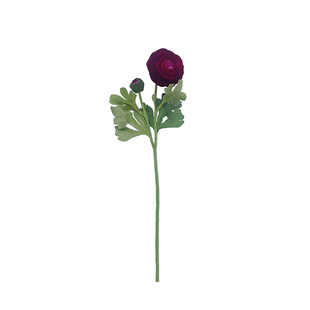 【河内洋牡丹】高级逼真手感湿感毛茛仿真花多层花瓣露莲装饰假花