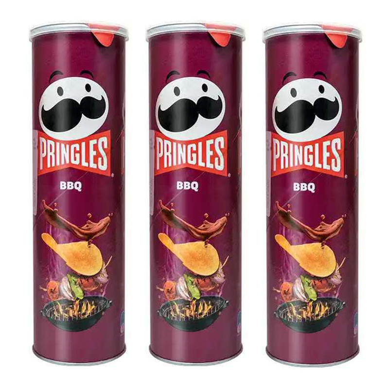 马来西亚进口品客薯片烧烤味134g