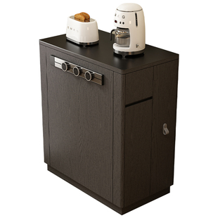 家用岛台柜单独小户型极窄岛台可移动餐桌岩板厨房倒台储物柜定制