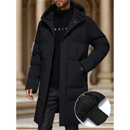 X 66268 Oversized Winter Jacket 男士中长款棉衣 跨境供应