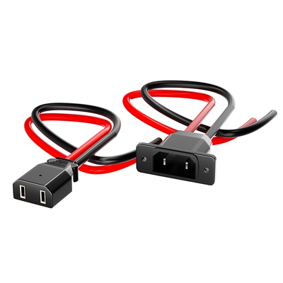 水电瓶充电口纯铜4/6平方