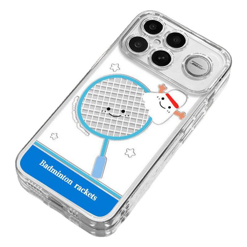 羽毛球拍适用红米K90promax手机壳小米k80pro红米k70e冠军至尊版k60k50电竞新款软防摔全包保护套