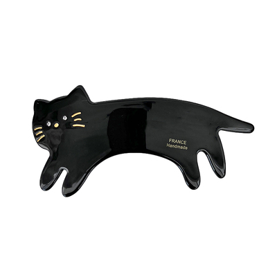 法式减龄猫咪弹簧夹发夹