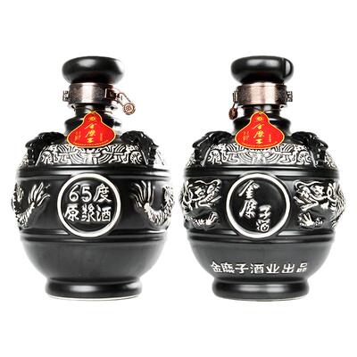 宁夏金糜子白酒65度原浆龙坛珍藏白酒2000ml坛子酒高度白酒纯粮酒
