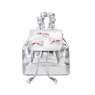 VANWALK手账系列 少女蝴蝶结芭蕾风小背包可爱出游双肩包小型包包